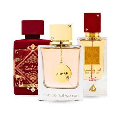 Sada 3 Parfémů | Club de Nuit Woman + Lattafa Sublime + Ana Abiyedh Rouge 100 ml