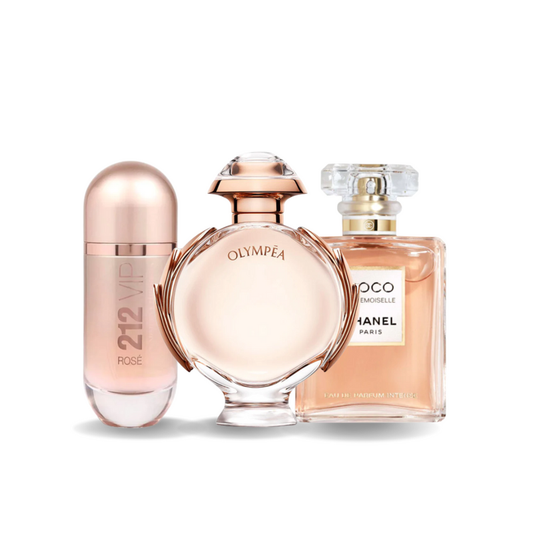 Sada 3 Parfémů | 212 VIP ROSÉ, OLYMPÉA, COCO MADEMOISELLE 100 ml