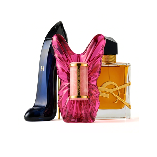 Sada 3 parfémů | Carolina Herrera Good Girl + Carolina Herrera La Bomba + Yves Saint Laurent Libre Intense 100 ml