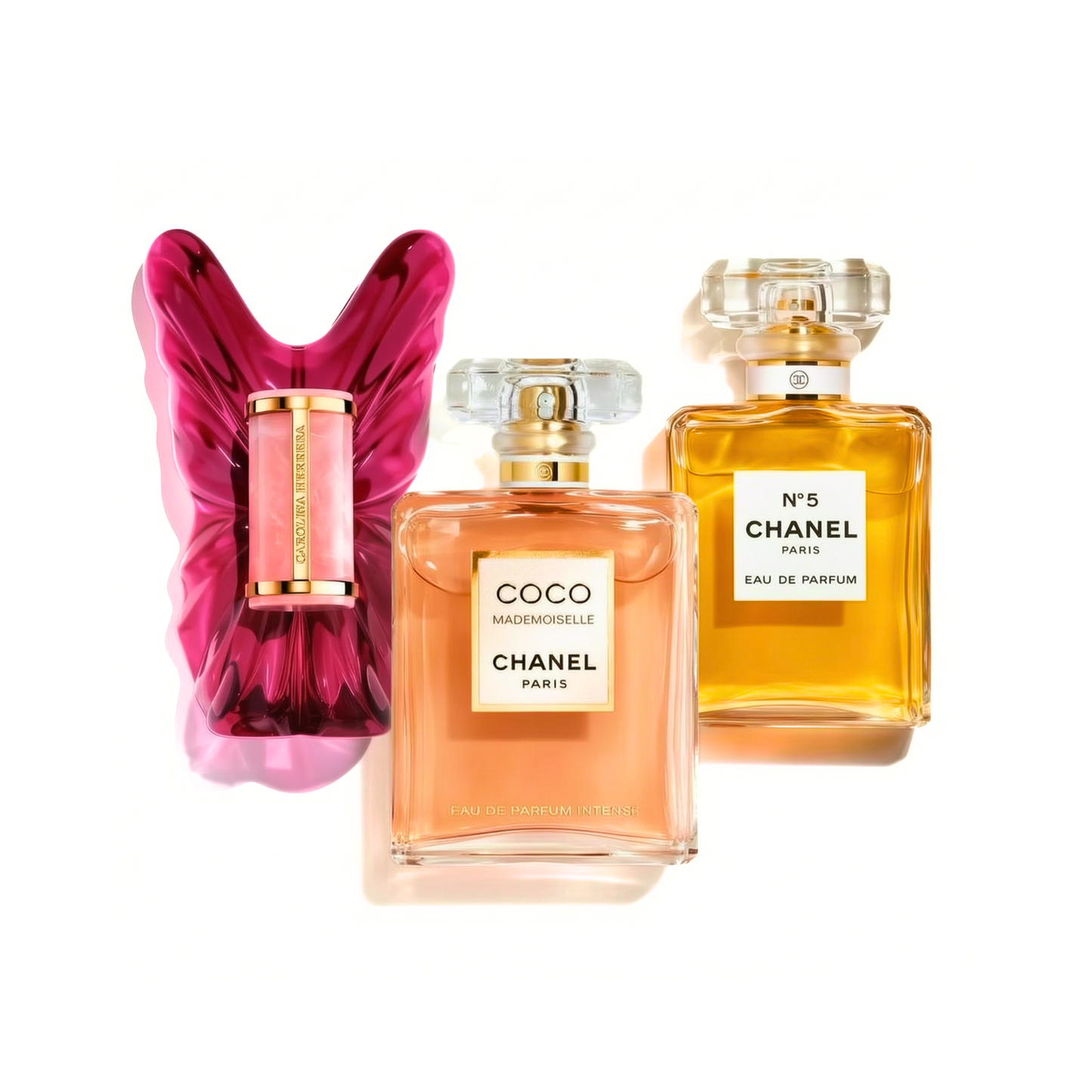 Sada 3 parfémů | CAROLINA HERRERA La Bomba, COCO MADEMOISELLE, Chanel Nº5 - 100 ml