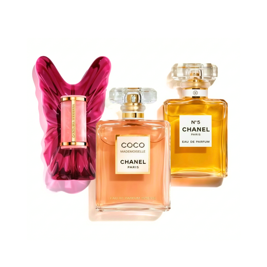 Sada 3 parfémů | CAROLINA HERRERA La Bomba, COCO MADEMOISELLE, Chanel Nº5 - 100 ml