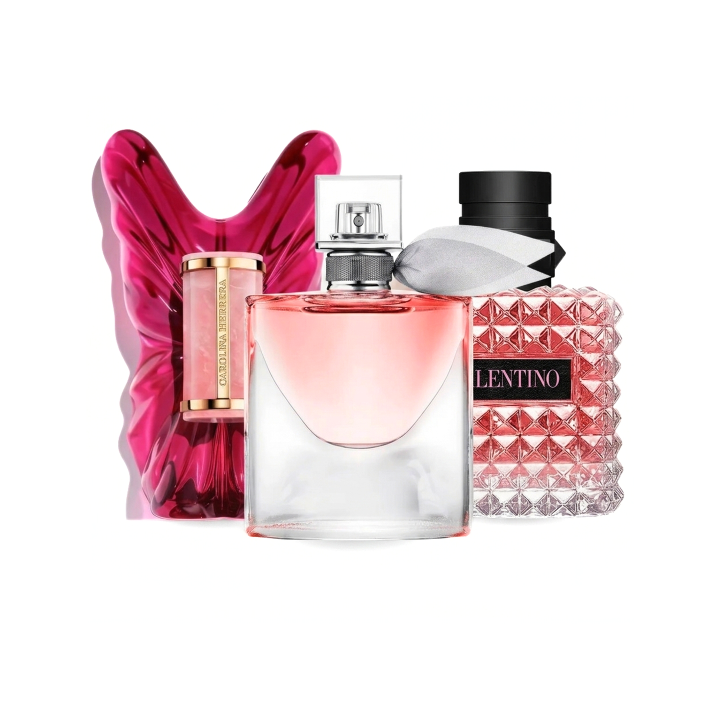 Sada 3 parfémů | CAROLINA HERRERA La Bomba, La Vie Est Belle, Donna Intense Valentino - 100ml