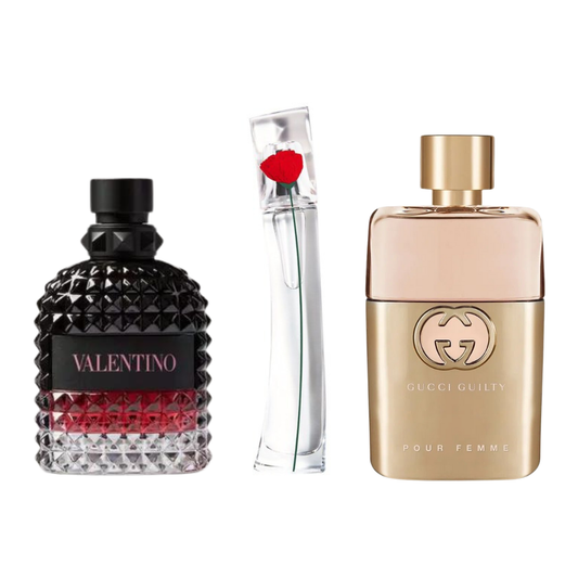 Sada 3 Parfémů | Gucci Guilty, Valentino Intense, Flower Kenzo 100 ml