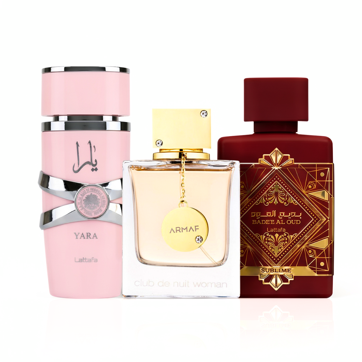 Sada 3 Parfémů | Yara Lattafa + Club de Nuit Woman + Lattafa Sublime 100 ml