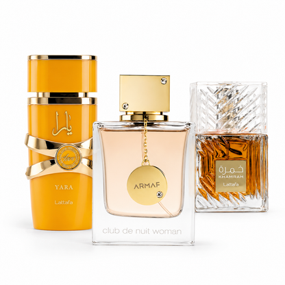 Sada 3 Parfémů | Yara Tous - Club de Nuit Woman - Khamrah 100 ml
