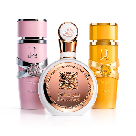 Sada 3 Parfémů | Yara Tous + Yara Lattafa + Fakhar Rose 100 ml