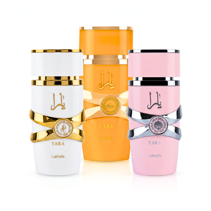 Sada 3 Parfémů | Yara (Rosa) + Yara Tous + Yara Moi 100 ml